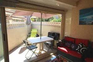 Image of villa 3 chambres 6 couchages petite terrasse dans residence securisee avec piscine commune 400m de l