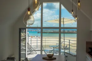 Image of Unique view of Morgat beach, private parking
