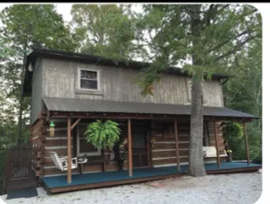 Image of Cabin at Woods Creek Lake in East Bernstadt, Ky Beautiful Wooded Views