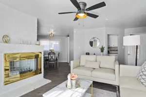 Image of cute comfy home w\/relaxing lit gazebo minutes from downtown & airport