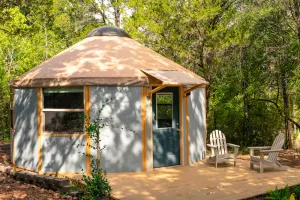Image of Relax in your own secluded Yurt Cabin nestled into a 200+ acre Property!