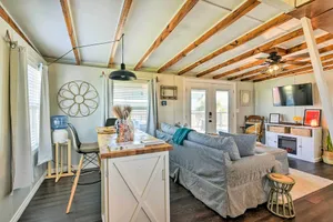 Image of Steps to Sand: Surfside Beach Gem w\/ Large Yard