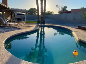 Image of Tranquil Desert Oasis - beautiful private pool and putting green w\/a great view!