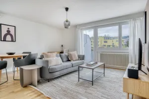 Image of Sunlit Altstetten 3 Room w\/ Storage & W\/D, nr Local Market, by Blueground