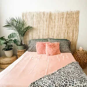 Image of Pink stylish bungalow free WiFi Pool view