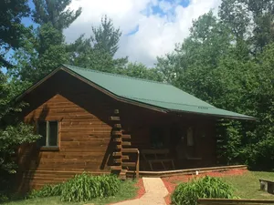 Image of Creekside Amish Log Cabin
