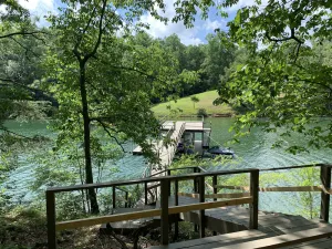 Image of SanTrabin on Smith Lake in a quiet cove!