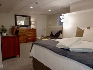 Image of Peaceful, stylish 1 BR daylight basement apartment