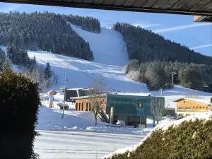 Image of 5-bed apartment at the foot of the slopes, ski room, parking, view of the slopes