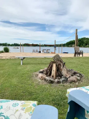 Image of Big Crooked Lake House Private Boat Dock ~Sandy Beach Fishing!