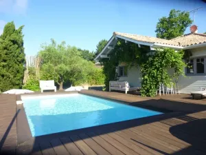 Image of Holiday house with heated pool in Lege Cap Ferret