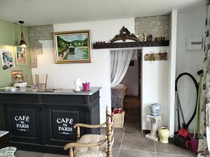 Image of Gite le cottage martin église renovated house in normandy setting