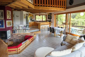 Image of Hexagonal apartment with balcony and garden 3 minutes from the lake