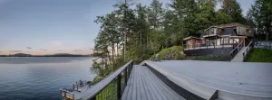 Image of The Paddle Shack: Oceanfront deck with multiple levels. Hot Tub! Amazing views!