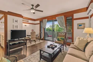 Image of Kiahuna Plantation Renovated 1br, Private Lanai, AC 411