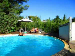Image of In Uzès, 93m² airco+private terrace, sw.-pool 9X9, WIFI, huge garden, very quiet