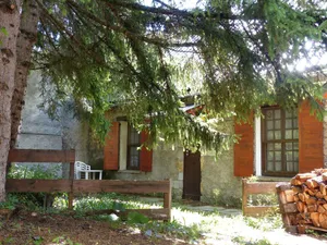 Image of In the Mercantour park, village house at the foot of the ski slopes