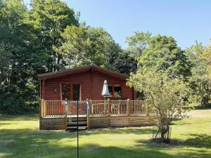 Image of A single storey lodge set in nine acres of countryside.