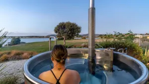 Image of Stargazers Waterfront Hot tub Cottage Tasmania