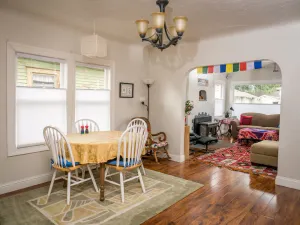 Image of Colorful home & beautiful garden, ten minute walk to downtown