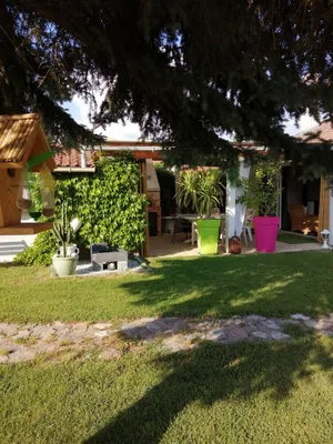Image of Pretty guest room with terrace and garden