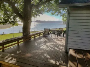 Image of Beach house on the bay with pickleball court