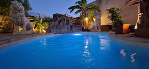 Image of Beautiful air-conditioned villa with all comforts, private swimming pool with cascading rock,...