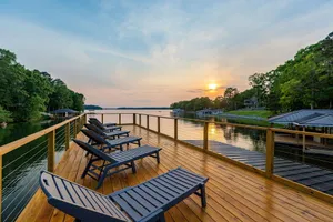 Image of 🔥ULTIMATE Lakefront Getaway | 7,000 SqFt🌅Sunset Views🌅Hot Tub Flat Lot+ 10BR!