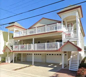 Image of OCEAN VIEW FROM DECK. LESS THAN 1\/2 BLK TO RIDES AND BOARDWALK. BOOK FOR 2025!!!