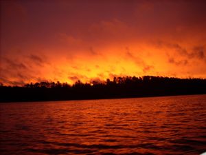 Image of Potato Lake Paradise in northern Minnesota.  Just north of Park Rapids