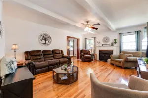 Image of ECU Stadium is walking distance from this charming home