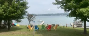 Image of Private Crystal Lake Beach, walk downtown Beulah! Biweekly & ￼monthly discounts.