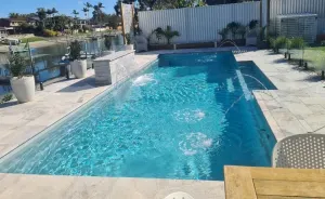 Image of Canal Waterfront Retreat Hosts 10 Pool & Spa