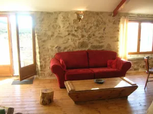 Image of Beautiful renovated stone barn with magnificent view! Quiet village