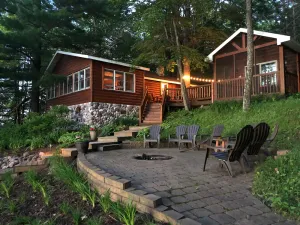 Image of West Bay - A  classic cabin experience on Island Lake