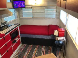 Image of 1950's Retro experience.  Classic RV.