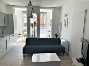 Image of Elegant loft + large patio 800 m from lakes, forest, casino, SPA in NORMANDY