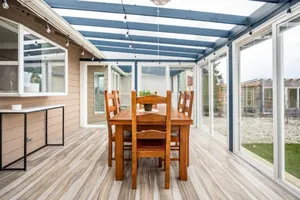 Image of Shiny Rambler House with a Spacious Solarium.