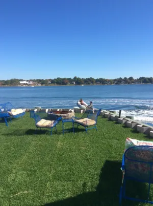 Image of Seaside Getaway! Short walk to town and 180 degree water views.