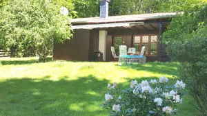 Image of Wooden house in the countryside - far away from the hustle and bustle of everyday life lies our vacation home-Am-Wäldchen