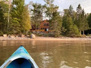 Image of Lake Superior Waterfront Chalet with Hot Tub--\nBirch Point Rendezvous