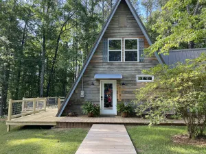 Image of Lakefront Cabin on West Point Lake, private dock, fire pit! Near Lagrange