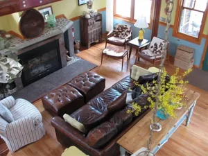 Image of Walk to Private Beach, Great screened porch, Chefs kitchen, Open beam design