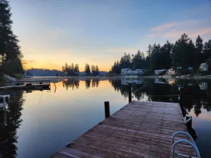 Image of Golden Accents on Long Lake- Kayaks & Paddle boards included