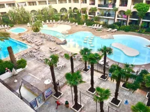 Image of Nice 2-room apartment, sleeps 4, partial sea view, pool