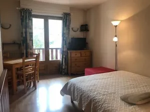 Image of 50m from resort center, 3rd floor, view mountain, balcony, parking, tv, 22m², Brides Les Bains