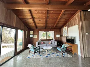 Image of Secluded Ocean View Mid-Century Modern Retreat