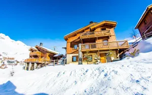 Image of Luxury chalets (12p) 5 bed- and 3 bathrooms. Center of Saint François Longchamp with ski-in & out.