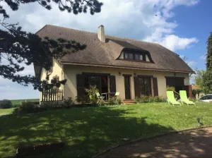 Image of Norman house with garden near the landing beaches