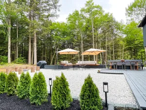Image of The Quechee Haus: VT Retreat with Outdoor Hot Tub